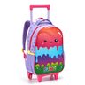Kit Mochila Rodinha Infantil Menina Estampa Slime Super Fofa Seanite Sli41444 - 2