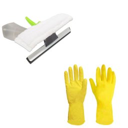 Balde Perfect Mop Pro Cesto Inox 3 Refis Limpa Vidros e Luvas - 3 Balde Perfect Mop Pro Cesto Inox 3 Refis Limpa Vidros e Luvas - 3