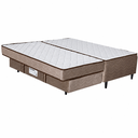 Ver imagem 3 de Cama Box Solteiro com Auxiliar 3 em 1 Real Plus 88CMX188CM Marrom Design