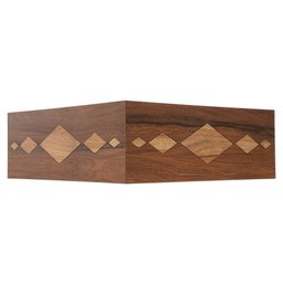 Luminária Decorativa Madeira Plafon Maresias Nog 20cm:Pau Ferro - 7