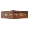 Luminária Decorativa Madeira Plafon Maresias Nog 20cm:Pau Ferro - 7
