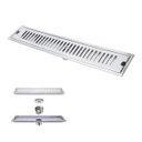 Ver imagem 1 de Ralo Linear 50cm Inox Anti Odor Anti Inseto Banheiro Lavabo Area Externa Quintal Resistente Higienic
