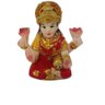 Deusa Lakshmi 5 cm Resina Pintada - 1