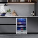 Ver imagem 2 de Takywep Refrigerador de Bebidas 120 Latas 139l Inox Porta de Vidro