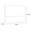 Ver imagem 3 de Cabeceira Casal King 195cm Ana Para Cama Box Napa Marrom - DS Estofados
