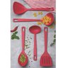 Kit Tramontina Jogo de Talheres e de Facas Faqueiro Inox + Utensílios Domésticos de Cozinha Nylon 44 - 4