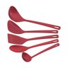 Kit Tramontina Jogo de Talheres e de Facas Faqueiro Inox + Utensílios Domésticos de Cozinha Nylon 44 - 5