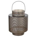 Ver imagem 1 de Lanterna Decorativa de Metal Preto e Bronze 24cm SD0276 BTC