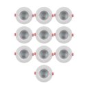 Ver imagem 1 de Kit 10 Spots de Embutir Redondo Direcionável 5w Branco Led 3000k~3500k Bivolt