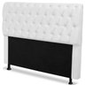Kit Cabeceira Mais Calçadeira Baú Casal King 195cm Para Cama Box Paris Napa Branco - DS Estofados - 2