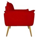 Ver imagem 2 de Namoradeira Poltrona Sofá decorativa 02 Lugares Opalla Vermelho - SA Móveis