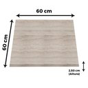 Ver imagem 7 de Mesa Pisa Beta Bistrô Fratini 107,50cm (a) Disco Redondo Inox Tampo Mdp Quadrado Castanheira 60cm(l