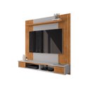 Ver imagem 1 de Painel Sala Ipanema para Tv até 55 Polegadas 1 Prateleira Naturalle/off-white