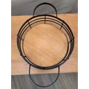 Ver imagem 3 de Fruteira Redonda Mesa Ferro e Madeira Minas Artesanato