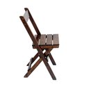 Ver imagem 3 de Jogo de Mesa Aparador para Bar Dobrável com 2 Cadeiras em Madeira Maciça - Imbuia