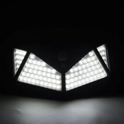 Luminária Energia Solar Parede 100 LED Sensor Presença 3 Funções Lâmpada - 7