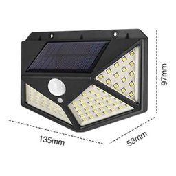 Luminária Energia Solar Parede 100 LED Sensor Presença 3 Funções Lâmpada - 9