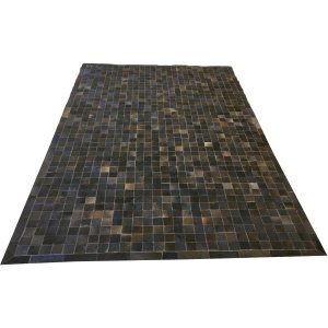 Tapete de Couro Marrom Café 2,00x3,00 com Bordas