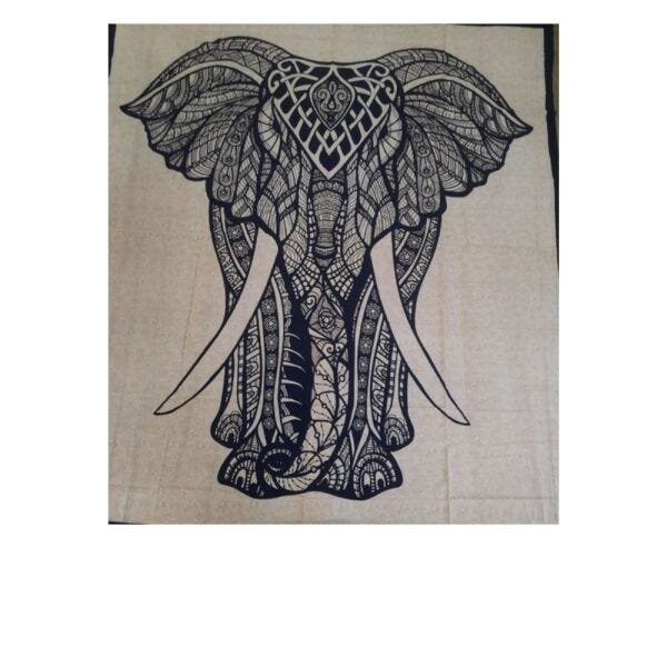 Colcha Indiana Elefante 2.30 M x 2.10 M