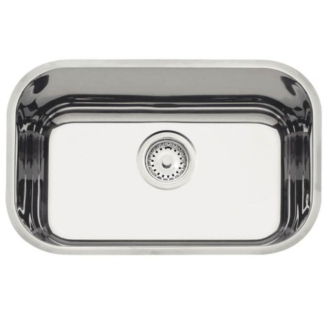 Cuba de Embutir Tramontina 47x30cm Inox Alto Brilho Lavínia 47 Bl Pia Cozinha Bancada
