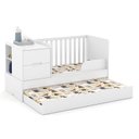 Ver imagem 5 de Berço Multifuncional Formare com Cama Auxiliar Branco Soft - Matic Móveis