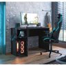Mesa P/ Escritório e Gamer - Palladium Decor Cor Preto - 1