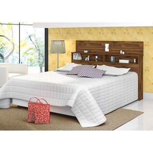Cabeceira Box Casal Malbec 140 Mdf Resistente Luxo