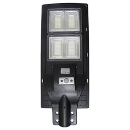Luminária Solar Poste LED 200W Sensor Proximidade Controle Rua Quintal Jardim Iluminaçao Kit 3 - 6
