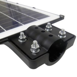 Luminária Solar Poste LED 200W Sensor Proximidade Controle Rua Quintal Jardim Iluminaçao Kit 3 - 4