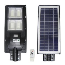 Luminária Solar Poste LED 200W Sensor Proximidade Controle Rua Quintal Jardim Iluminaçao Kit 3 - 2