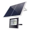 Refletor Solar Luminária 25w Holofote Kit Placa Sensor Energia Led - 5