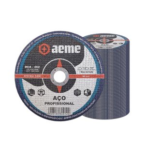 Disco Corte Aeme Aço Dca 402 7x1/8x7/8 2t (178x3.2x22.2) 50 Unidades