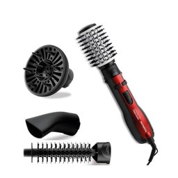 Escova Rotativa Mondial Er-09 Ceramic Ion Vermelha 127v - 1