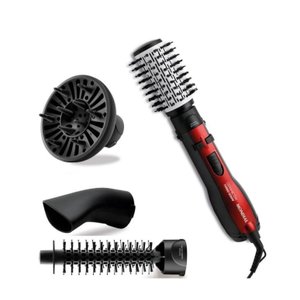 Escova Rotativa Mondial Er-09 Ceramic Ion Vermelha 127v
