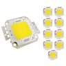 Chip de Led 50w 10 Unidades Branco Quente Reposição Refletor Iluminação - 4