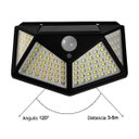 Ver imagem 4 de Luminária Solar Sensor Movimento Presença Parede 100 Leds Lâmpada Refletor Resistente Água