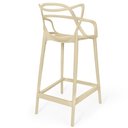 Ver imagem 7 de Kit 8 Banquetas Média Allegra 66cm Design Cozinha/bancada - Nude