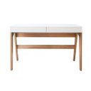 Ver imagem 3 de Escrivaninha Mesa Escritório 125cm 2 Gavetas 26105 Trend