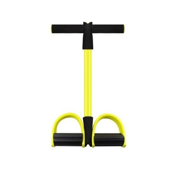 Elastico Extensor 4 tubos Academia Casa Tonificação Pilates Fit Puxe Corda Intensidade exercicio - 3