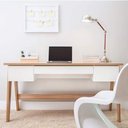 Ver imagem 5 de Escrivaninha Mesa Escritório 150cm 3 Gavetas 26106 Trend