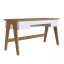 Ver imagem 6 de Escrivaninha Mesa Escritório 26106 Trend 3 Gavetas 150cm Hanover e Off White Bege