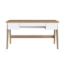 Ver imagem 3 de Escrivaninha Mesa Escritório 150cm 3 Gavetas 26106 Trend