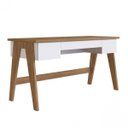 Ver imagem 6 de Escrivaninha Mesa Escritório 26106 Trend 3 Gavetas 150cm Hanover E Off White