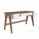Ver imagem 7 de Escrivaninha Mesa Escritório 26106 Trend 3 Gavetas 150cm Hanover e Off White Bege