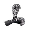 Kit Muay Thai Luva Bandagem Bucal Caneleira Pro Caveira 12oz - 6
