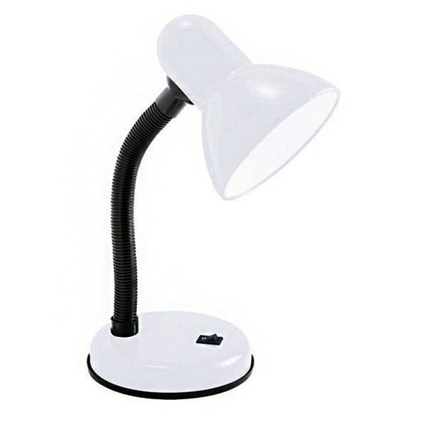 Luminária de Mesa Abajur Articulavel Copa Flexivel Escritório Trabalho Sala Leitura Luz Estudos