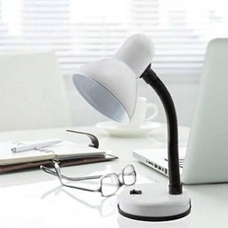 Luminária de Mesa Abajur Articulavel Copa Flexivel Escritório Trabalho Sala Leitura Luz Estudos - 2