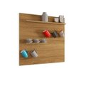 Ver imagem 2 de Painel para Aparador Canela 5 Ganchos Prateleiras Cantinho do Café Bechara 72x68x11