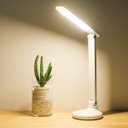 Ver imagem 5 de Luminária Mesa Touch Screen LED Recarregavel Aticulada Abajur Escritório Leitura 30 LEDs 3 Funçoes