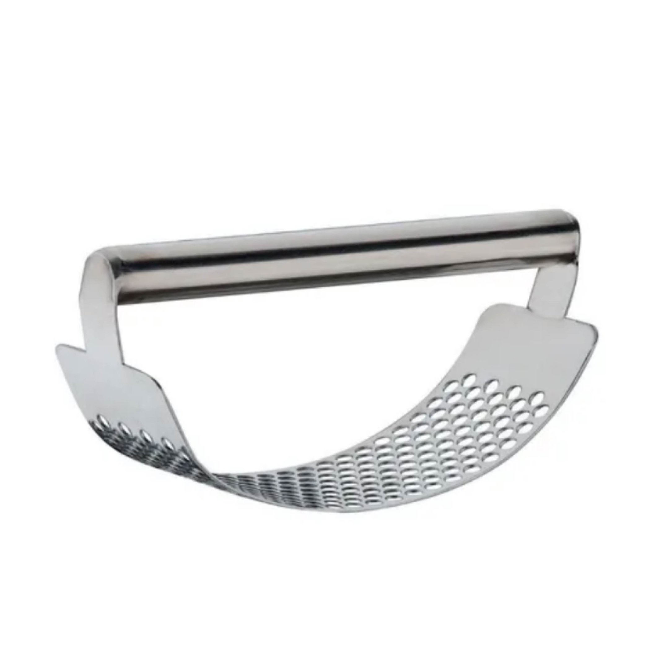 Espremedor Amassador de Alho Inox Manual 160mm Malta